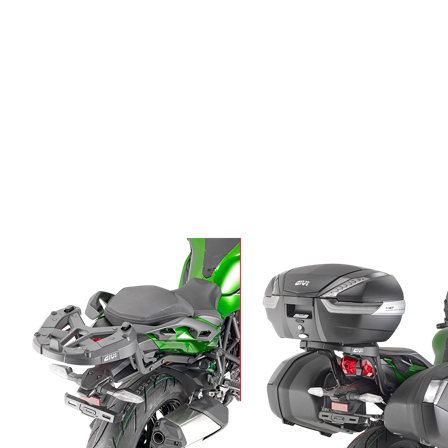 Gepäckträger Givi FZ Monokey /Monolock - Kawasaki Ninja H2 SX 2018-2019