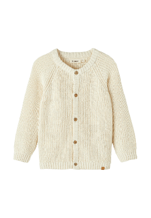 Lil'Atelier Lin Knit Lil Hoodies & sweatshirts Unisex Vit 122/128