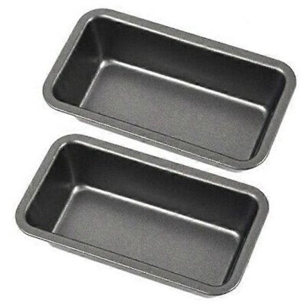 2 stk. Brødforme til bagning Nonstick kulstofstål brødform Bakke Toastform Kageform Limpe Bagværk Toast Bo
