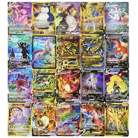 10-100kpl Pokemon Kortteja GX Vmax EX Kiiltävä Ranska Espanja Saksa Italia Peli Taistelu Keräily Englanninkieliset Kortit Lelut Lahjat