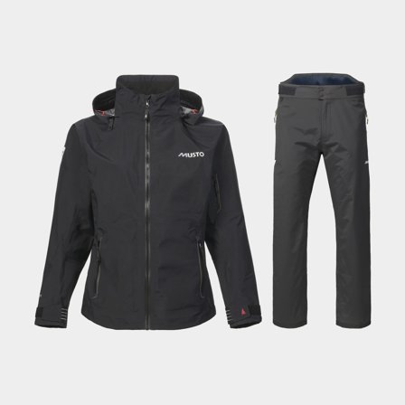 Seglarställ Musto LPX GORE-TEX + BR1 Solent, Black, dam, Medium (UK 12)