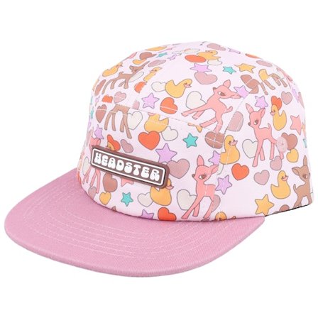 Kinder Headster - Rosa 5panel Cap - Kinder Bambi Pink Marshmallow 5-Panel @ Hatstore