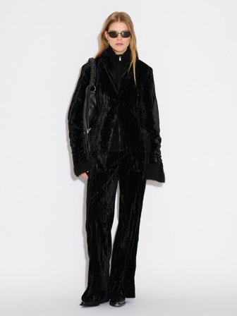Holzweiler Cygnet Velvet Trousers - Black - Women's - 38