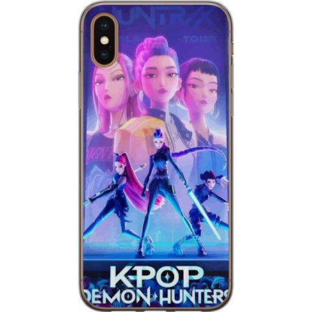 Kompatibelt Mobilskal till Apple Apple iPhone XS Trendiga KPop Demon Hunters docka figur