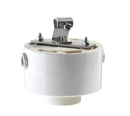 Ifö Electric 55010-000-10 Sockel rak, vit, IP54 E27, Belysning