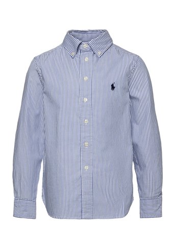 Slim Striped Oxford Shirt Blue Ralph Lauren Kids