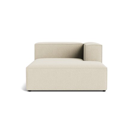 Lissabon XL Chaiselong Højrevendt Nordic Beige Modulsofa - Slidstærk Kvalitetsstof & Krydsfiner Ramme - 130x170x72cm - Perfekt Sofa
