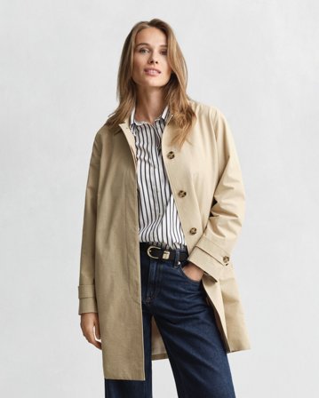 GANT Damen Kurzmantel (M) Beige