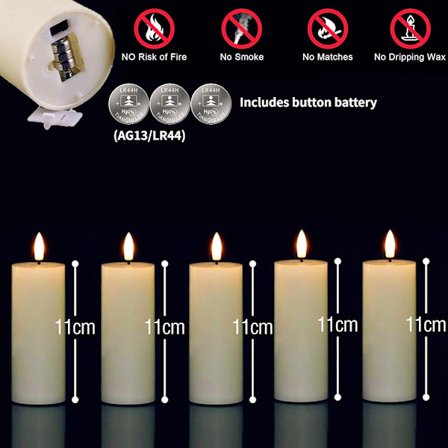6-120 st LED-ljus Bulk flimrande flamlösa ljus Batteridrivna falska pelare ljus Bröllopsfest Födelsedagsfest Dekor Konsert
