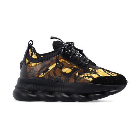Versace Chain Reaction sneakers , Zwart , Heren , Maat: 41 1/2 EU