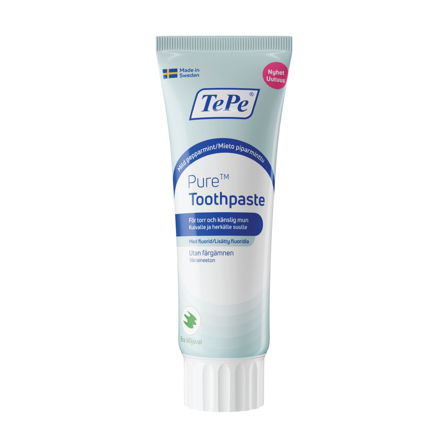 TePe TePe Pure Toothpaste, Mild peppermynte, 75 ml