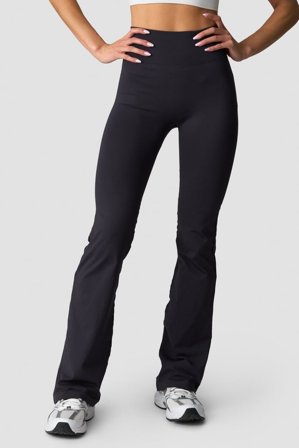 Define Seamless Flared Tights Dark Graphite