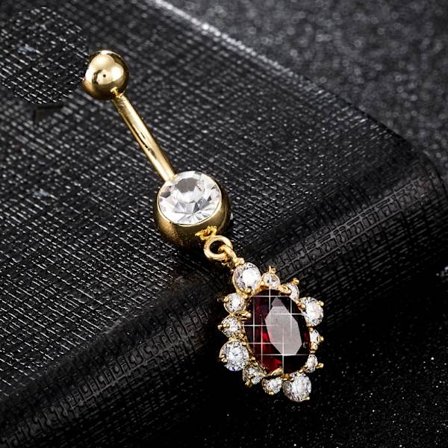 Forgyldt Navle Ring til Body Piercing Smykker