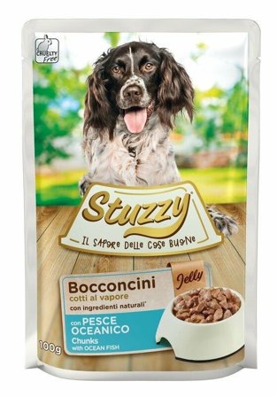 Stuzzy Bocconcini Jelly Con Pesce Oceanico Per Cani Adulti