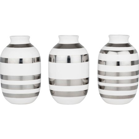 Kähler Omaggio-minimaljakko, 3 kpl, hopea