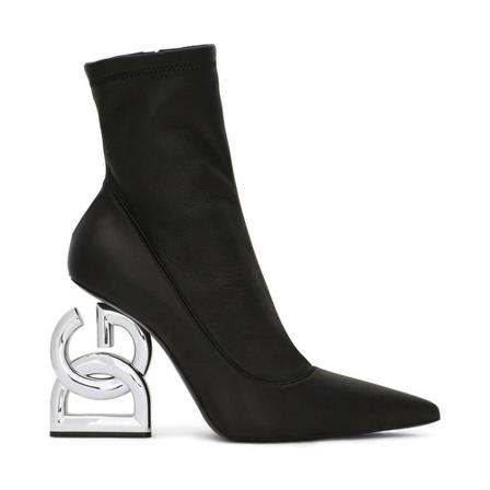 Dolce & Gabbana Wonder nappa ankle Stövlar svart, Dam Stövlar, Dam, Storlek: 39 EU