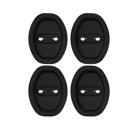 4 stk. Silikone Bildørlås Beskyttelsesdæksel, Silikone Bildørlås Beskyttelsesdæksel, Dæmper Lyddæmper Lås Beskytter