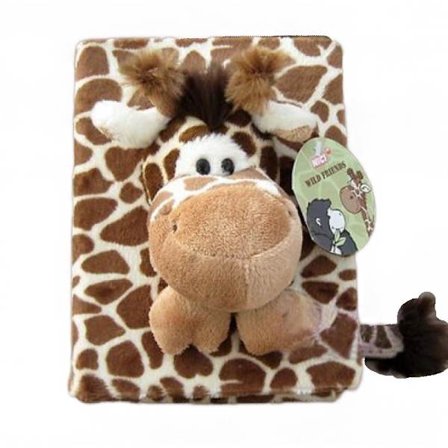 1 stort plysjalbum for barn med plass til seks tommers store bilder