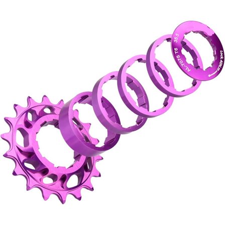 16T Single Speed Kranksæt Konverteringskit til Multi-Speed Cykel til Dirt Jump/BMX