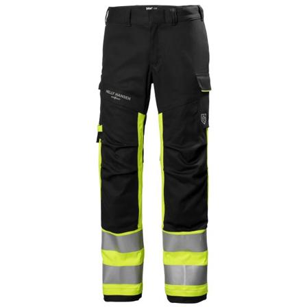 Helly Hansen Workwear Fyre Arbeidsbukse svart/Hi-Vis gul Størrelse D96, Klær