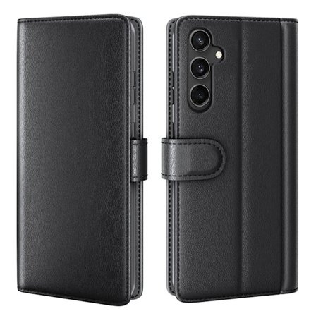 Ægte læderetui Samsung Galaxy S23 FE Sort