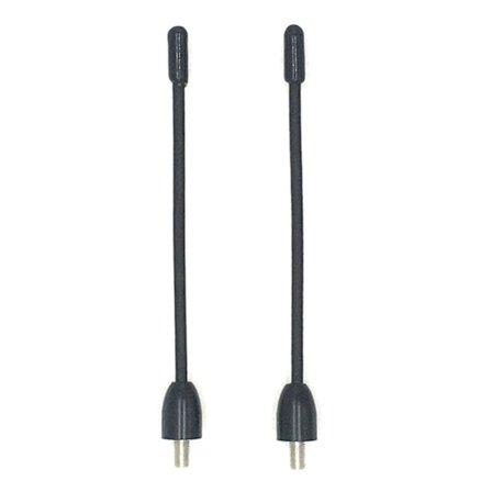 2x antennkompatibel Sennheiser Sk Ek 100 300 500 G1 trådlös bodypack reparationsmikrofon-e