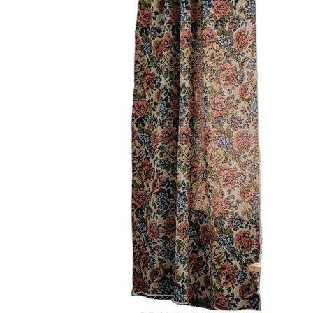 Gardiner Jacquard Tofs Kök Gardiner Lantligt Burspråk Ros Halvmörkläggande