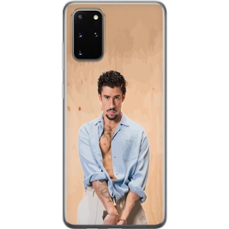 Kompatibel Mobilcover til Samsung Galaxy S20+ Bad Bunny Super Bowl-inspireret grafik med NFL-trofæ og San Francisco-bro i sportdesign