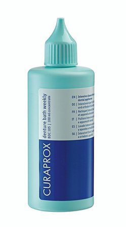 Curaprox Tandproteserens Ugentligt Brug 100 ml, Medicin & Pleje, Mund & Tandpleje, Tandproteseprodukter
