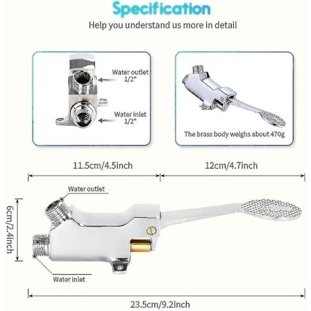 Gulvmonteret enkelt pedalventil, fodbetjent vandhane, fodventil til fodpedal vandhane berøringsfri fodbetjent pumpe
