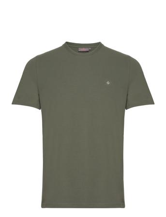 James Tee T-shirts Short-sleeved Kakigrønn Morris*Betinget Tilbud
