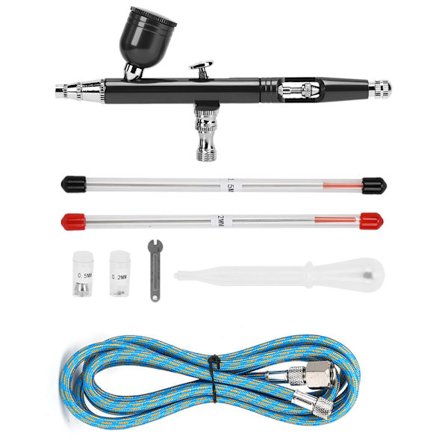 AR130K 0,3 mm dyse sprøytepistol pneumatisk sprøytepistol sprøyte DIY kunst airbrush verktøy svart