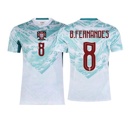 VM 2026 Portugal Bortatröja NO.8 B.FERNANDES Fotbollströja S-2XL