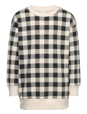 Sweatshirt Check Aop X Long Fi Patterned Lindex