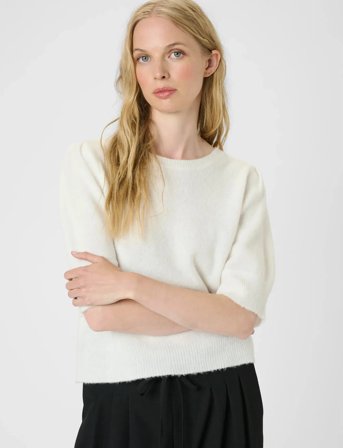 Karen By Simonsen Kbnoabelle Plain Pullover - Cream - XL