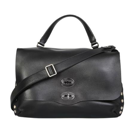 Zanellato, Postina Heritage bag Zwart, Dames, Maat:ONE Size,leer