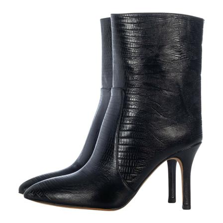 Toral Black Animal Print Ankle Stövlar svart, Dam, Dam, Storlek: 41 EU