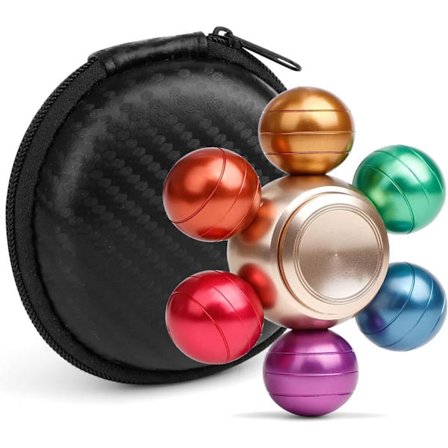 Kul Magisk Kule Fidget Ball Spinner Leker Metall, Stress Hånd Finger Spinner '-MM