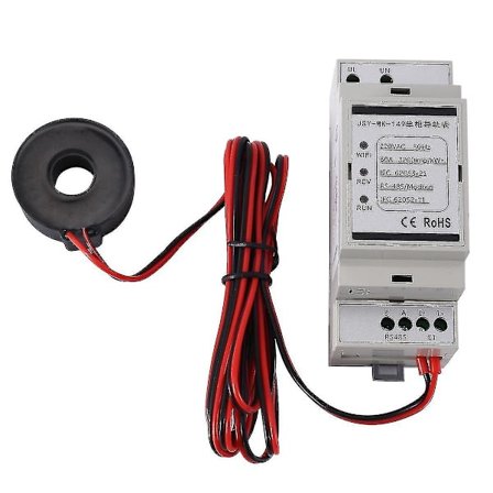 Ac Elektrisk Effekt Kwh Wattmeter Voltmeter Ammeter Digital Spenningsmåler Din Skinne Energimåler 9.5mm