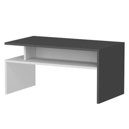 Homemania Soffbord Ada 90x50x43 Cm Vit Och Antracit Multifärg