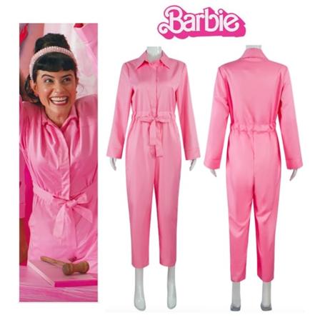 Barbie - Puku - Mekko - Haalari - Cosplay Halloween - LightPink S