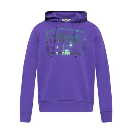 Versace Jeans Couture Hoodie with logo Lilla, Herre