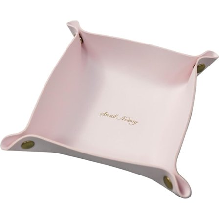 Nahkainen apupalvelualusta PU-nahkainen Catchall-alusta miehille ja naisille