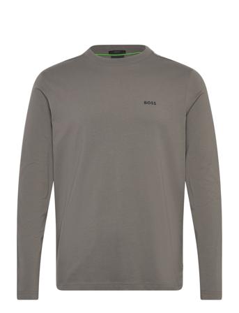 Tee Long Sport T-Langærmet Skjorte Grey BOSS