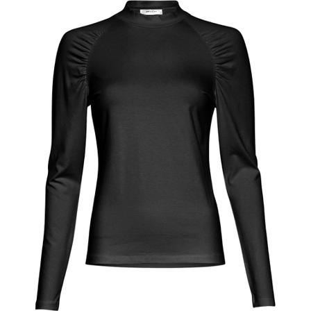 Moss Copenhagen Lanana Brook Longsleeve Top , Zwart , Dames , Maat: L