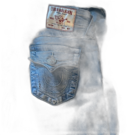 True Religion ljusblå bootcut jeans