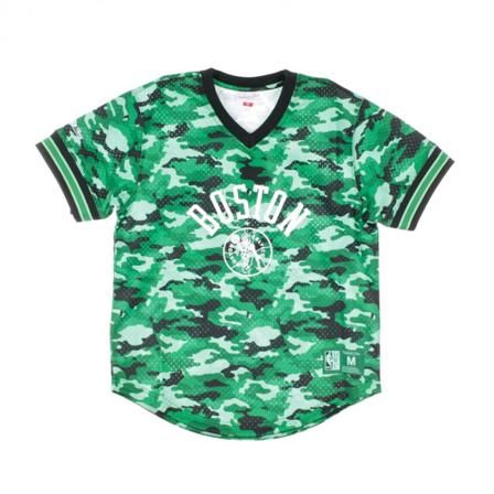 Mitchell & Ness, T-Shirt Groen, Heren, Maat:S