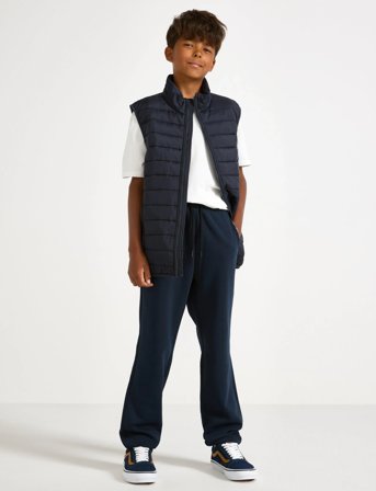 Lindex Joggers Med Föret Innside - Navy - 134/140