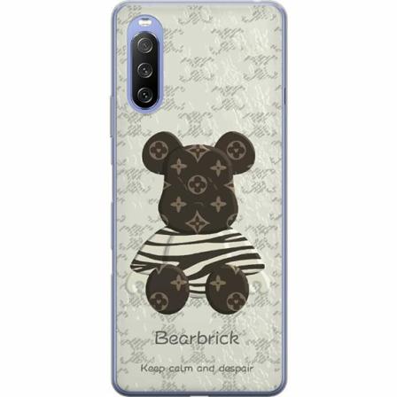 Sony Xperia 10 Iii Lite Genomskinligt Skal Brown Bear