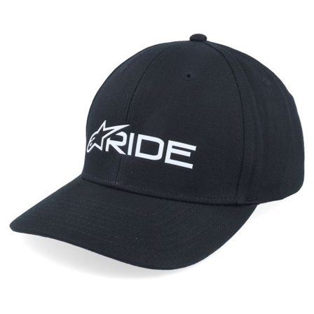 Alpinestars - Svart adjustable Keps - Ride 3.0 Hat Black/White Adjustable @ Hatstore